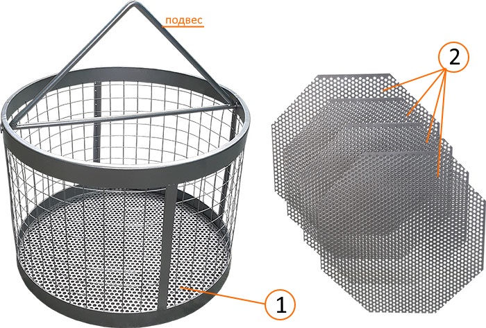 Корзина для промышленного автоклава